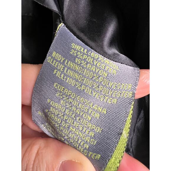 Kenneth Cole Reaction Men’s Black Wool Blend Dickey Coat Size XXL - Picture 3 of 9